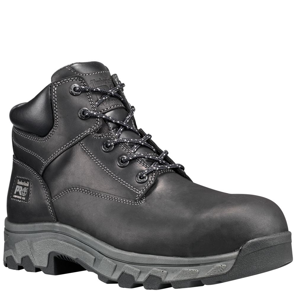 Botas de Trabajo Timberland Hombre Pro® Workstead 6\" Sd+ Comp Toe Negras - Chile LJS-571624